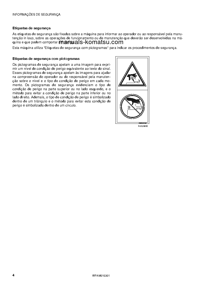 Protected: SK714-5(ITA)-/ S/N F05278-UP Operation manual (Portuguese)