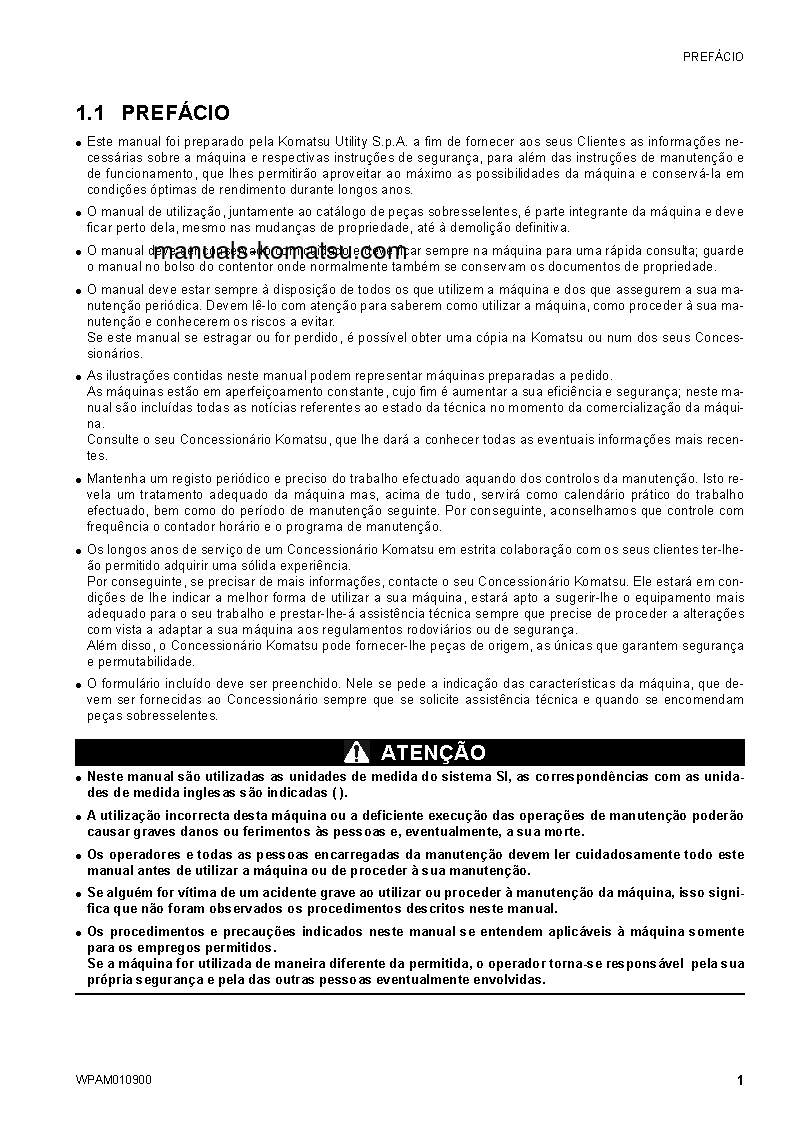 Protected: SK1026-5(ITA)-TURBO S/N F50103-UP Operation manual (Portuguese)