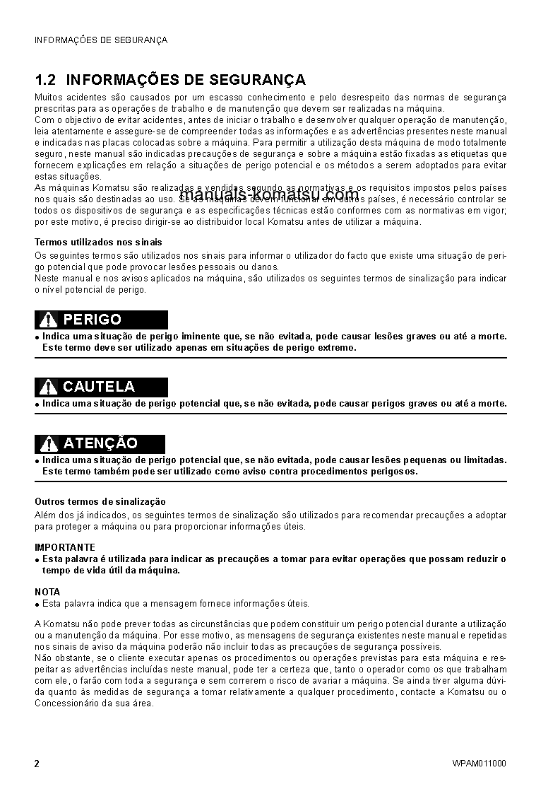 Protected: CK20-1(ITA) S/N F00277-UP Operation manual (Portuguese)