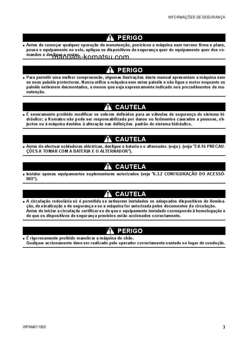 Protected: CK20-1(ITA) S/N F00277-UP Operation manual (Portuguese)