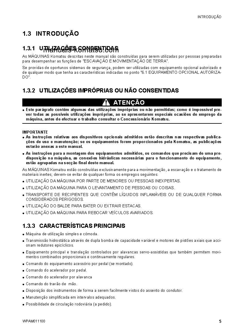 Protected: CK25-1(ITA) S/N F00092-UP Operation manual (Portuguese)