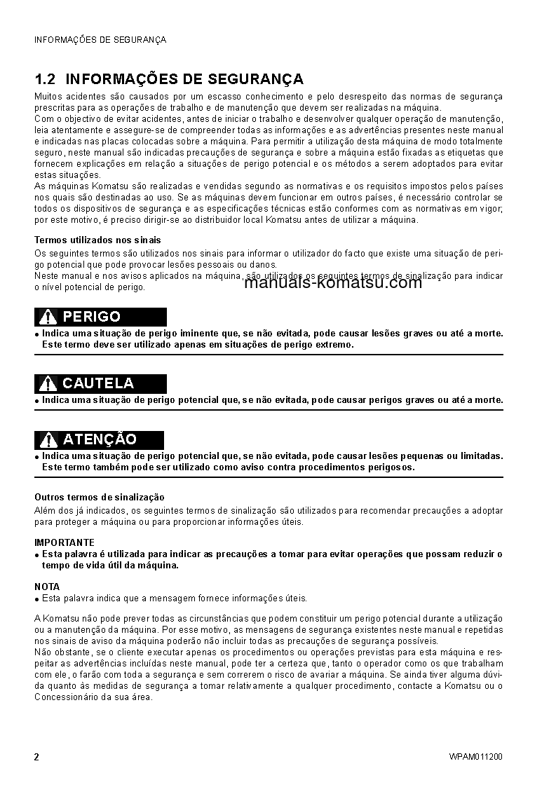 Protected: CK30-1(ITA) S/N F00211-UP Operation manual (Portuguese)