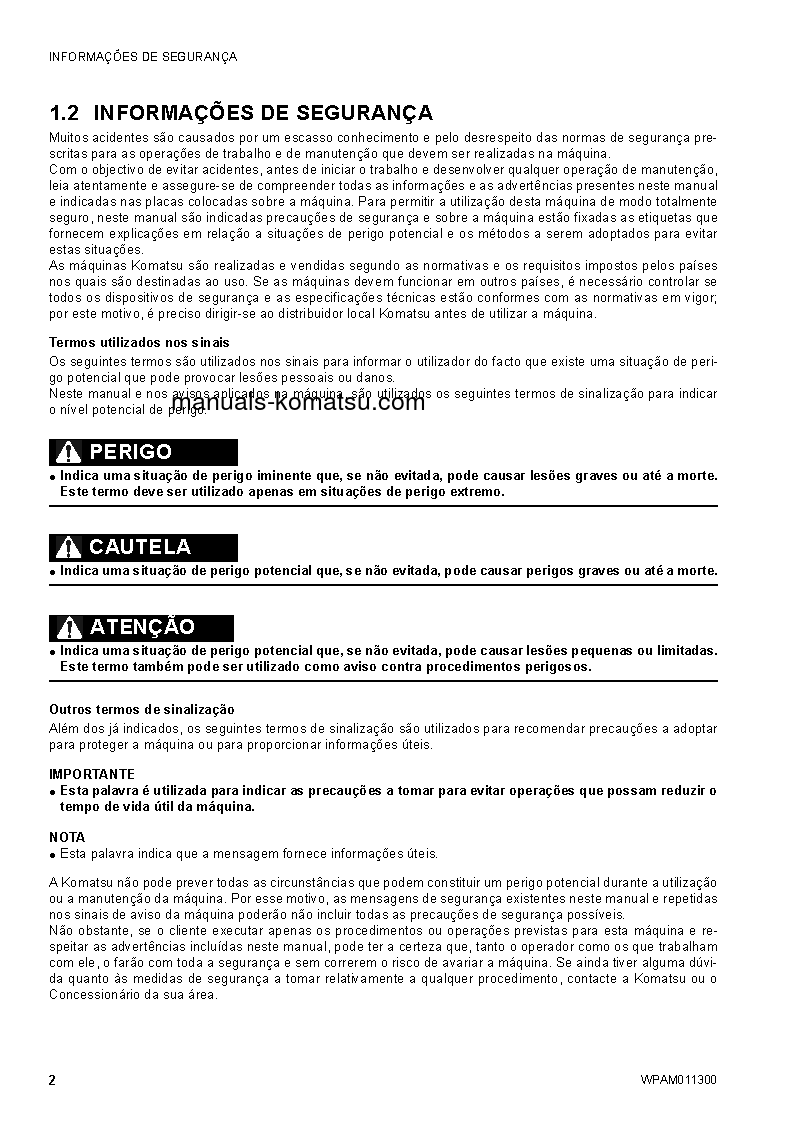 Protected: CK35-1(ITA) S/N F00106-UP Operation manual (Portuguese)
