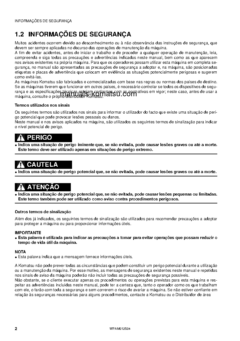 Protected: PC26MR-3(ITA) S/N F31129-UP Operation manual (Portuguese)