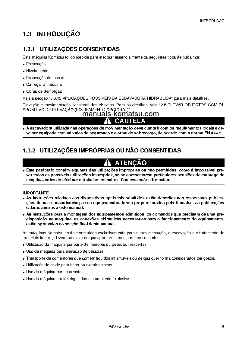 Protected: PC26MR-3(ITA) S/N F31129-UP Operation manual (Portuguese)