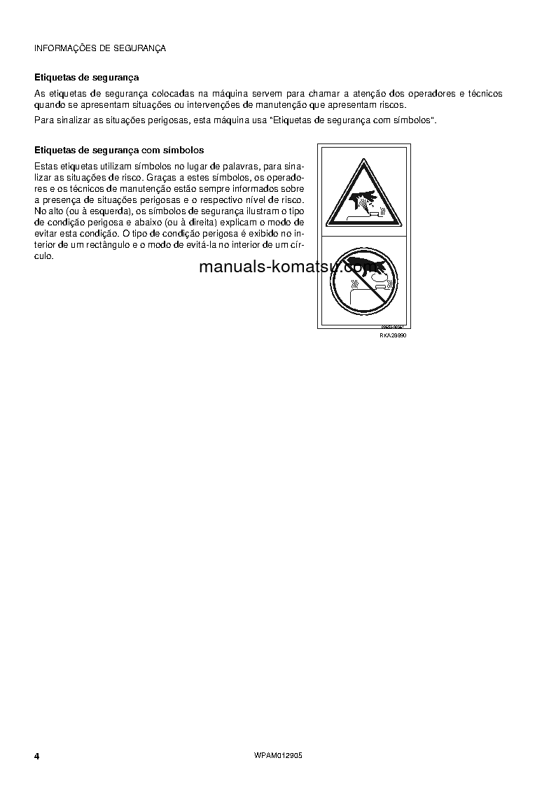 Protected: PC80MR-3(ITA) S/N F00270-UP Operation manual (Portuguese)