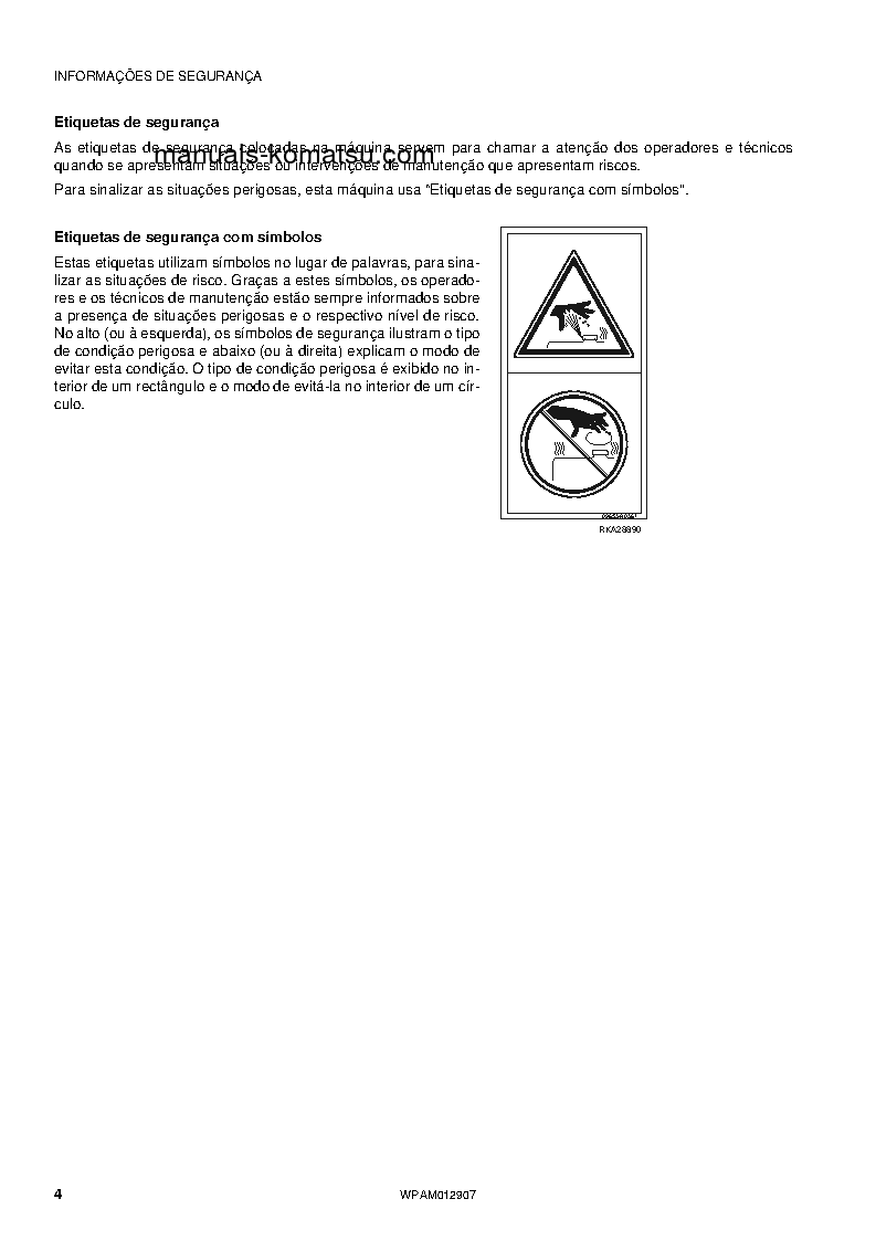 Protected: PC80MR-3(ITA) S/N F00430-UP Operation manual (Portuguese)