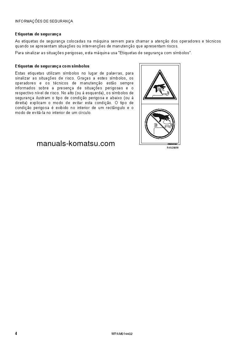 Protected: PC55MR-3(ITA) S/N F30561-UP Operation manual (Portuguese)