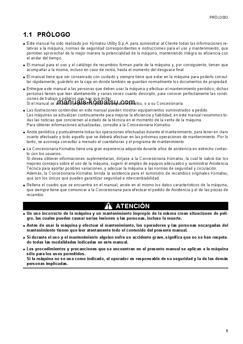 Protected: SK1020-5(ITA)-TURBO S/N 37CTF00432-37CTF00654 Operation manual (Spanish)