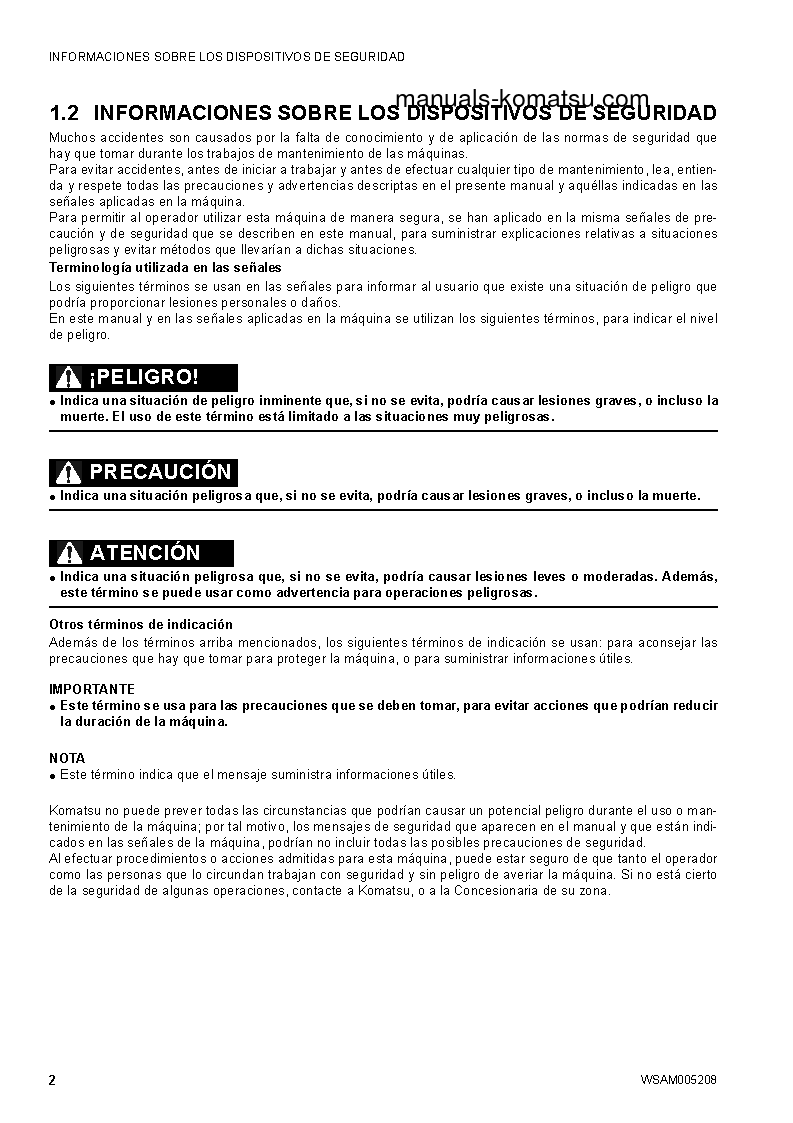 Protected: SK1020-5(ITA)-TURBO S/N 37CTF00655-UP Operation manual (Spanish)