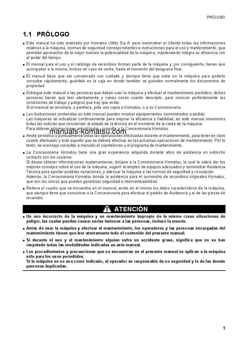 Protected: SK1026-5(ITA) S/N 37CTF50019-37CTF50072 Operation manual (Spanish)