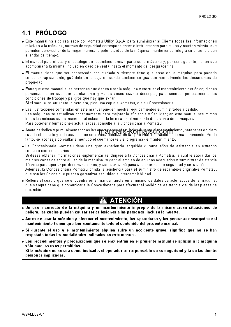Protected: SK1026-5(ITA) S/N 37CTF50073-37CTF50082 Operation manual (Spanish)