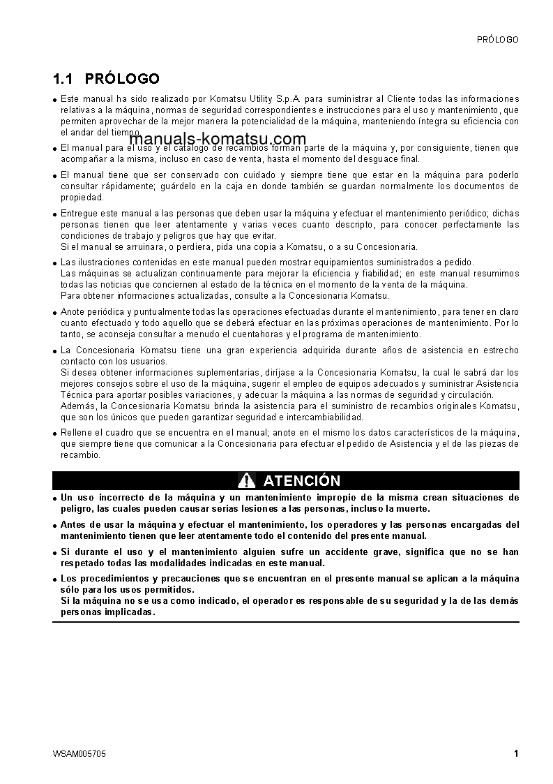 Protected: SK1026-5(ITA) S/N 37CTF50083-UP Operation manual (Spanish)