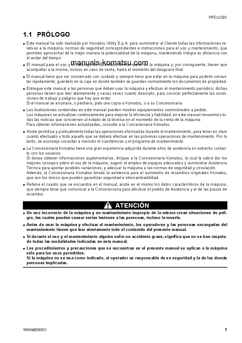 Protected: CK35-1(ITA) S/N F00073-UP Operation manual (Spanish)