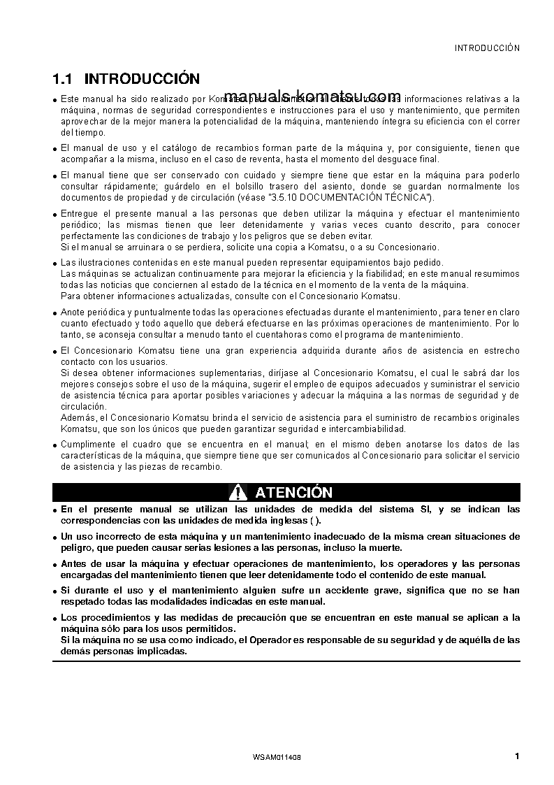 Protected: WB93R-5(ITA)-TIER 3 S/N F63625-UP Operation manual (Spanish)