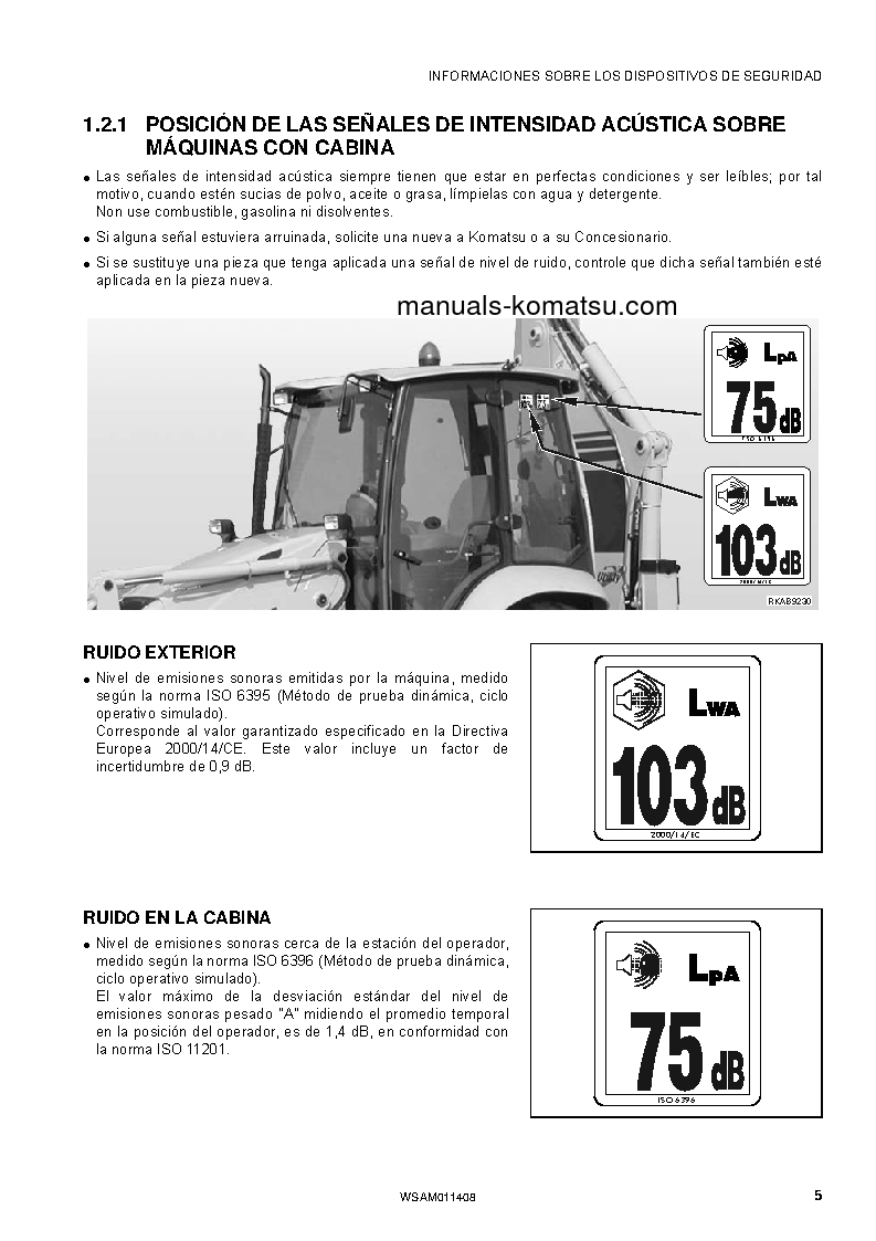 Protected: WB93R-5(ITA)-TIER 3 S/N F63625-UP Operation manual (Spanish)