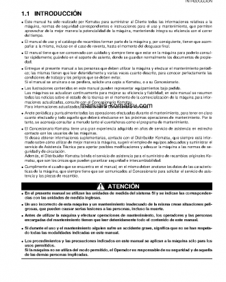 PC26MR-3(ITA) S/N F31560-UP Operation manual (Spanish)