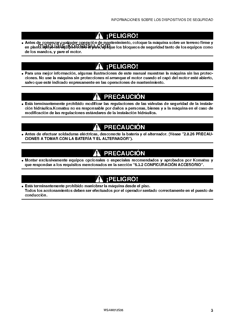 Protected: PC26MR-3(ITA) S/N F31560-UP Operation manual (Spanish)