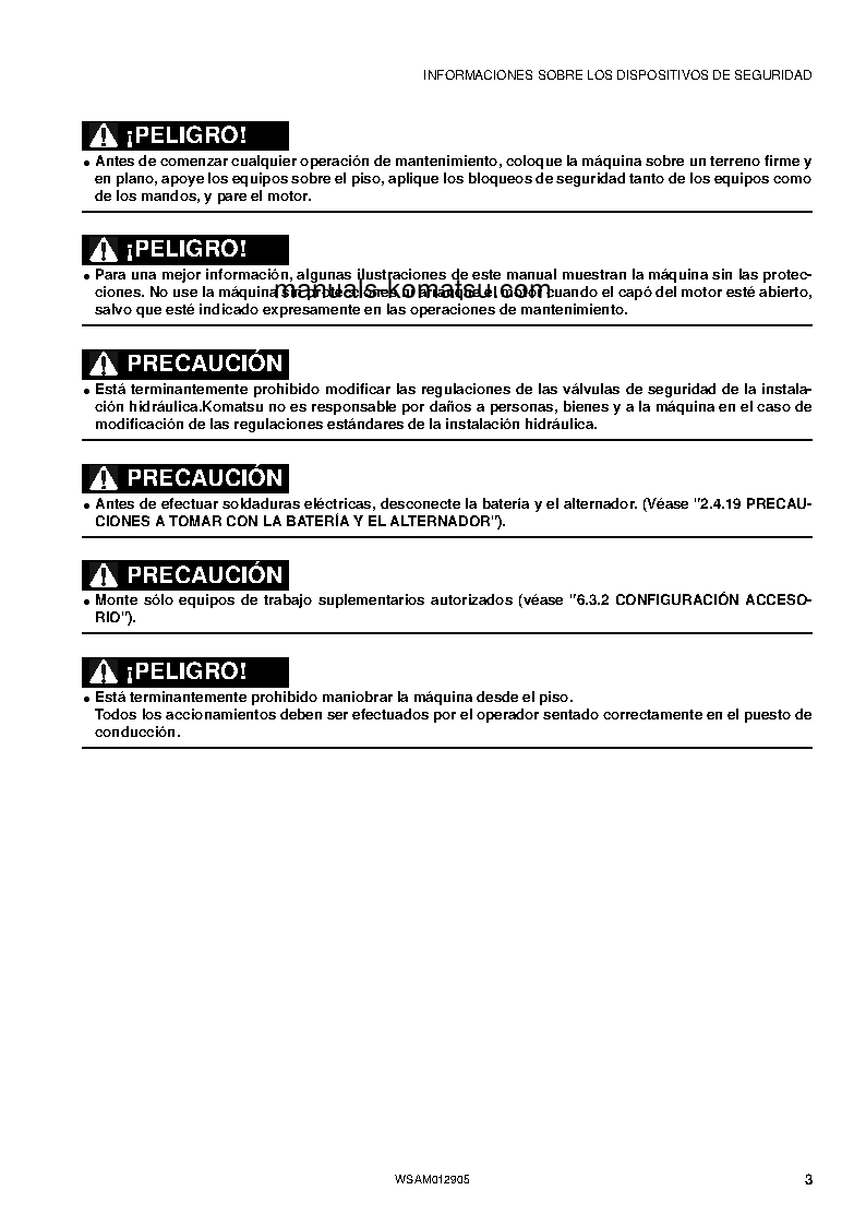 Protected: PC80MR-3(ITA) S/N F00270-UP Operation manual (Spanish)