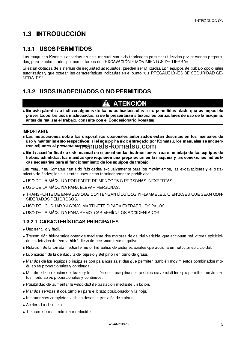 Protected: PC80MR-3(ITA) S/N F00270-UP Operation manual (Spanish)
