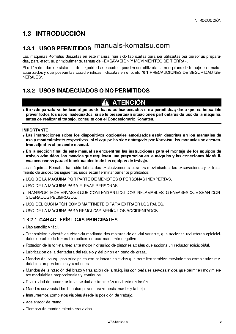 Protected: PC80MR-3(ITA) S/N F00430-UP Operation manual (Spanish)