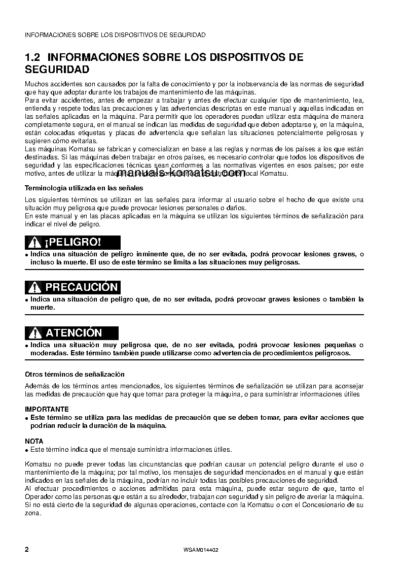 Protected: PC55MR-3(ITA) S/N F30561-UP Operation manual (Spanish)
