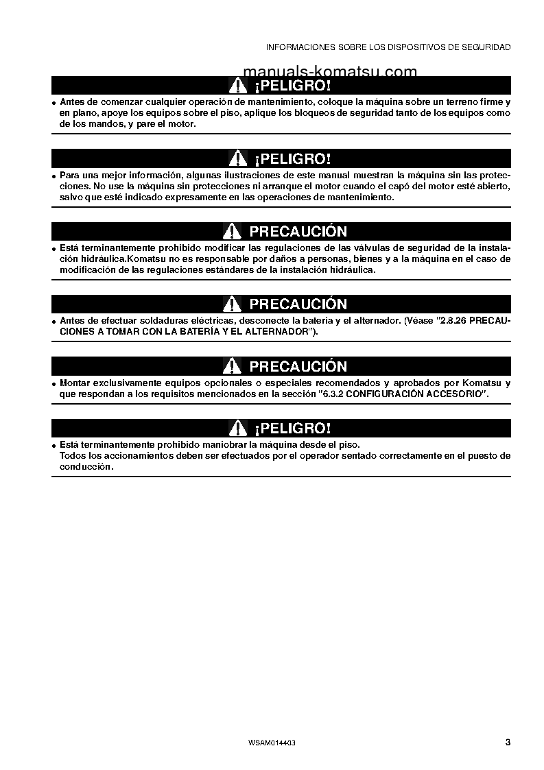 Protected: PC55MR-3(ITA) S/N F30885-UP Operation manual (Spanish)