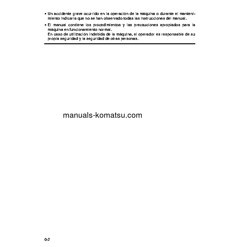 Protected: PW95-1(ITA) S/N 5747-UP Operation manual (Spanish)