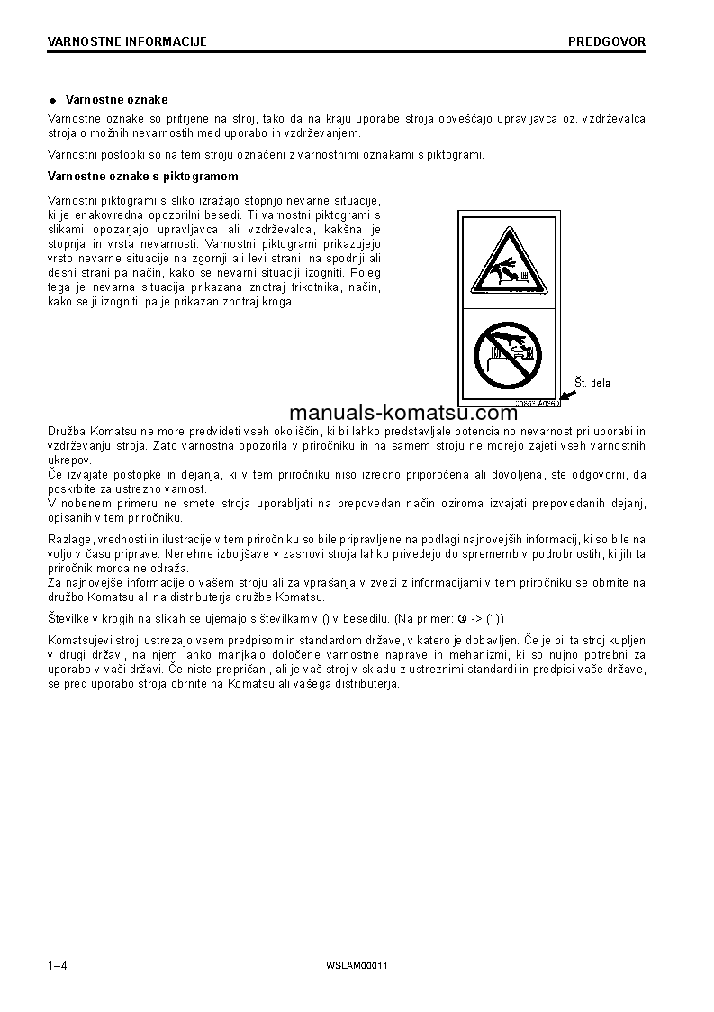Protected: PC138US-10(ITA) S/N F40003-UP Operation manual (Slovene)