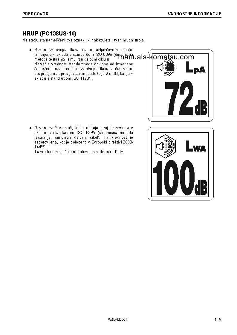 Protected: PC138US-10(ITA) S/N F40003-UP Operation manual (Slovene)