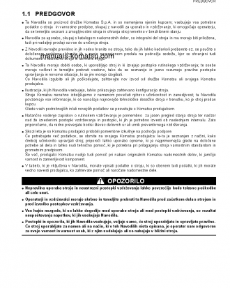 SK1020-5(ITA)-TURBO S/N 37CTF00432-37CTF00654 Operation manual (Slovene)