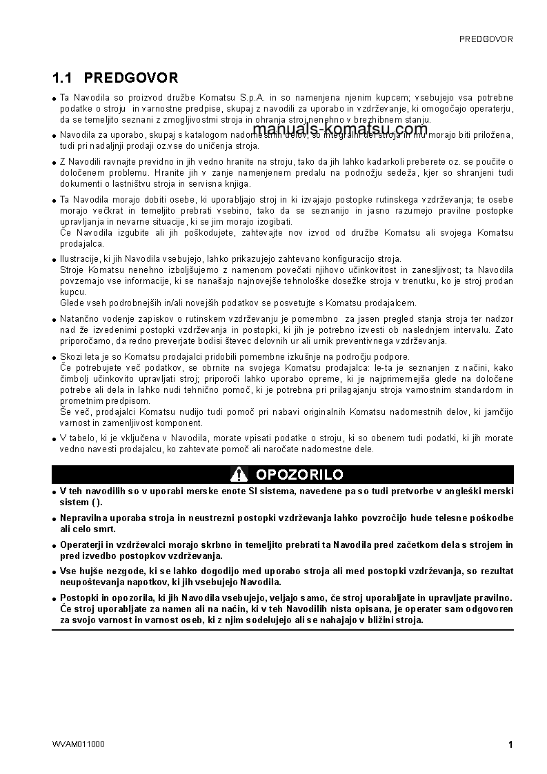 Protected: CK20-1(ITA) S/N F00277-UP Operation manual (Slovene)