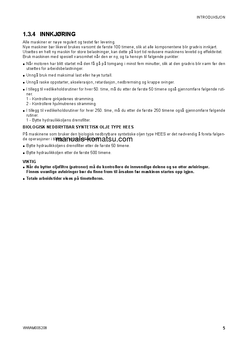 Protected: SK1020-5(ITA)-TURBO S/N 37CTF00655-UP Operation manual (Norwegian)