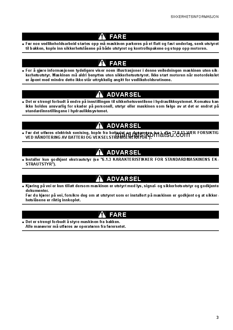 Protected: CK30-1(ITA) S/N F00003-F00187 Operation manual (Norwegian)