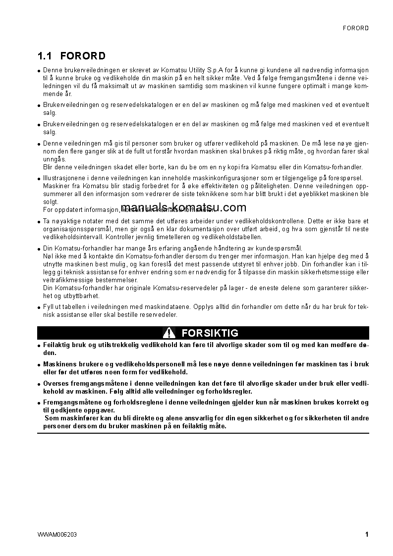 Protected: CK30-1(ITA) S/N F00188-F00197 Operation manual (Norwegian)