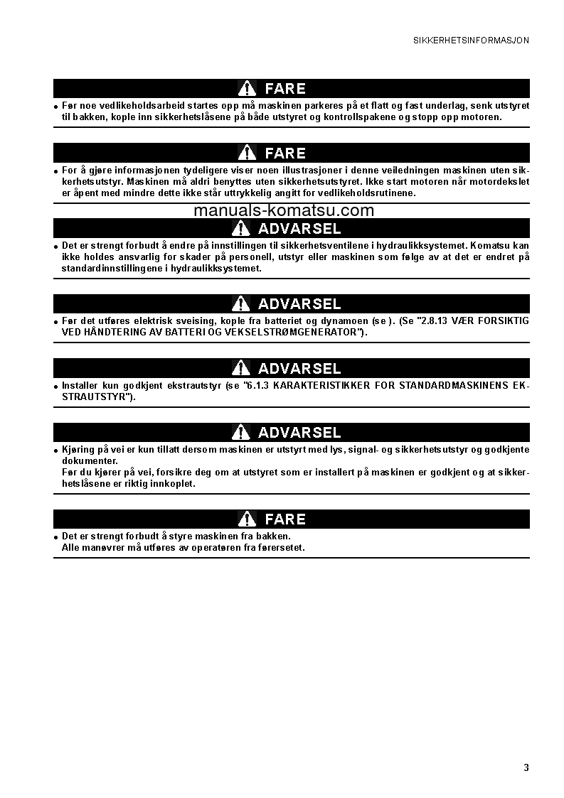 Protected: CK25-1(ITA) S/N F00003-F00070 Operation manual (Norwegian)