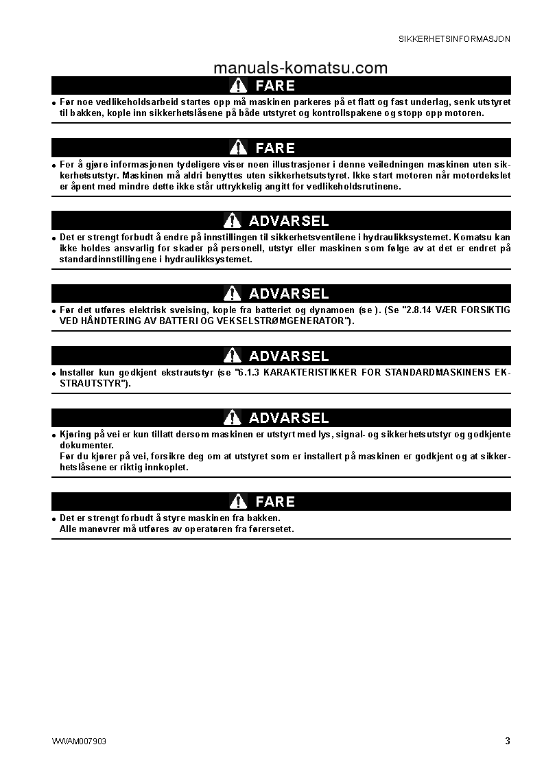 Protected: CK25-1(ITA) S/N F00071-UP Operation manual (Norwegian)