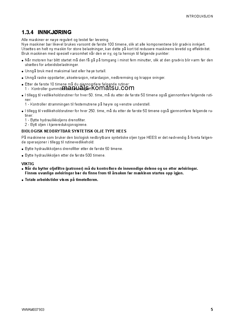 Protected: CK25-1(ITA) S/N F00071-UP Operation manual (Norwegian)