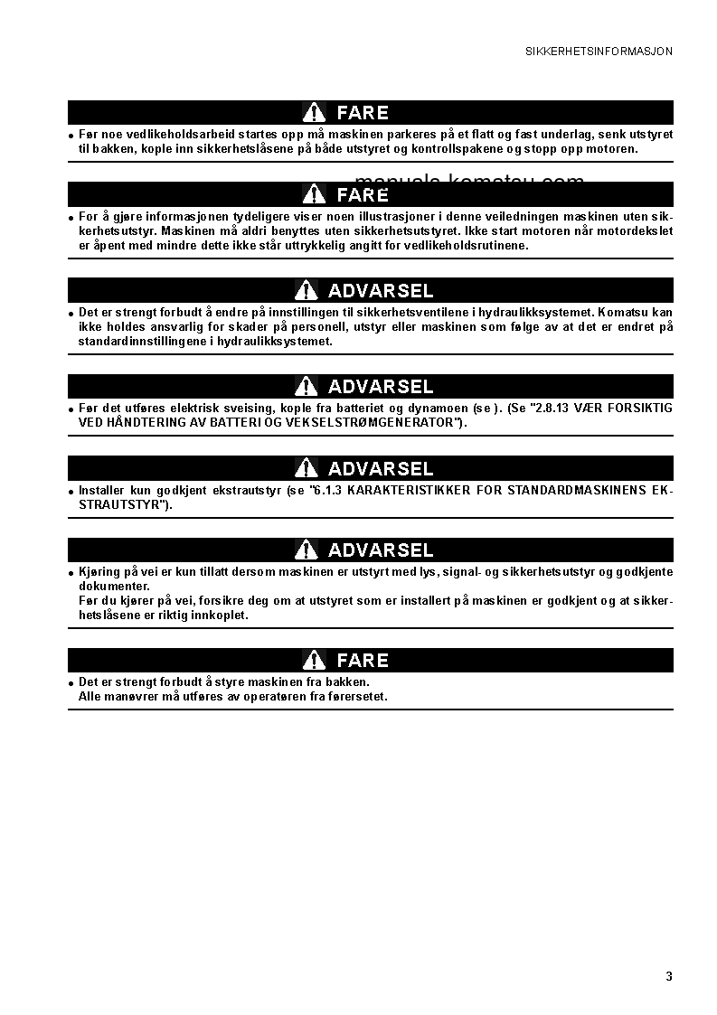 Protected: CK35-1(ITA) S/N F00003-F00054 Operation manual (Norwegian)