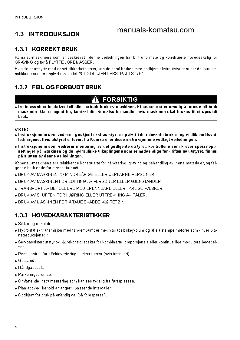 Protected: CK35-1(ITA) S/N F00003-F00054 Operation manual (Norwegian)