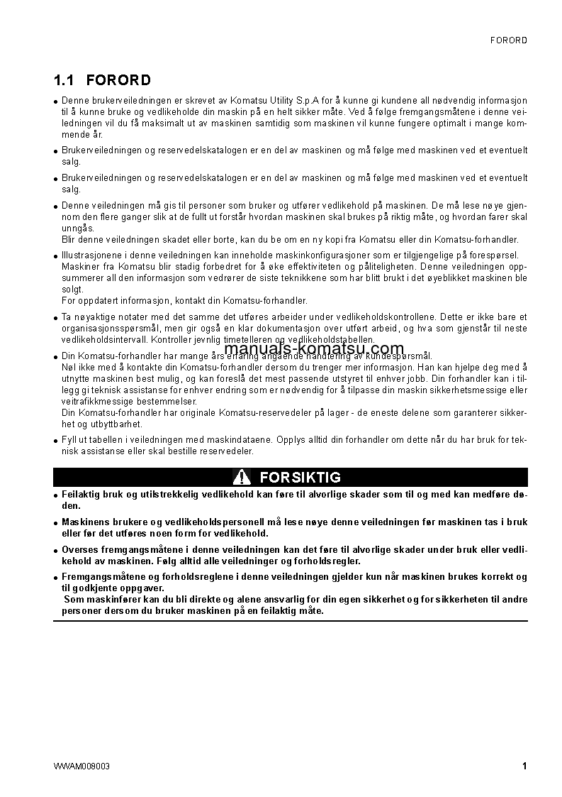 Protected: CK35-1(ITA) S/N F00073-UP Operation manual (Norwegian)