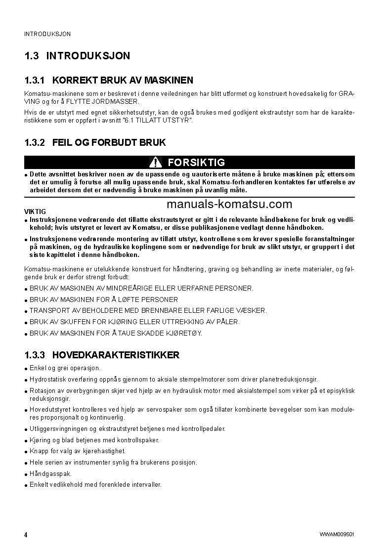 Protected: PC26MR-3(ITA) S/N F30003-UP Operation manual (Norwegian)