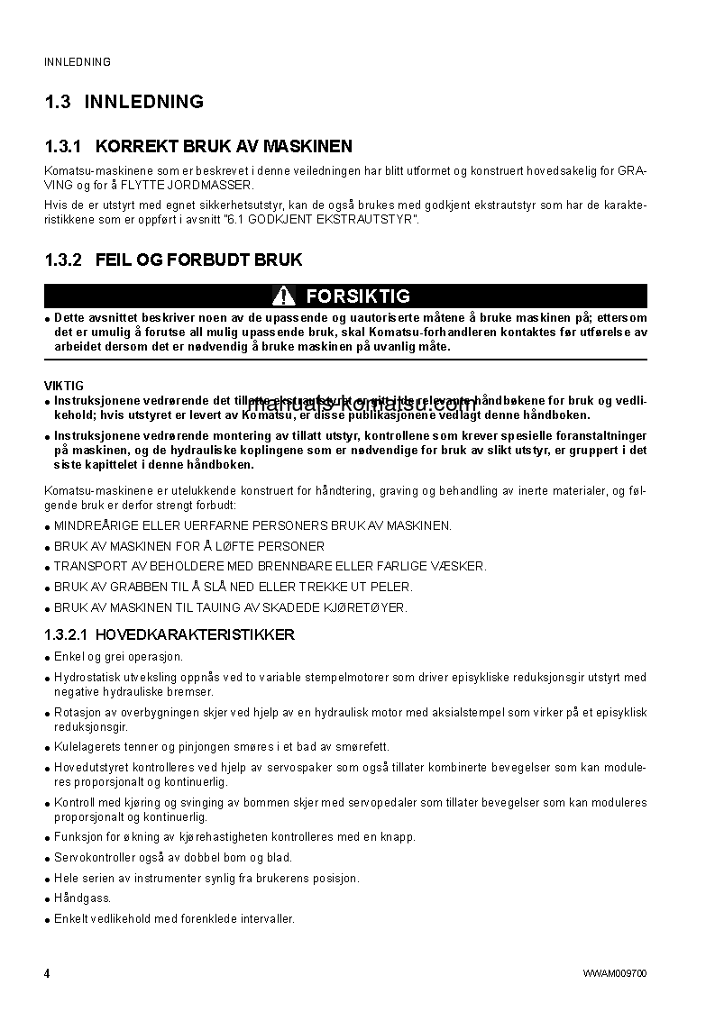 Protected: PC80MR-3(ITA) S/N F00003-UP Operation manual (Norwegian)