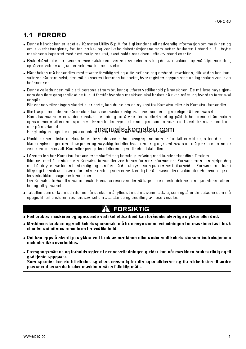 Protected: PC78US-8(JPN)-FOR EU S/N 15001-UP Operation manual (Norwegian)