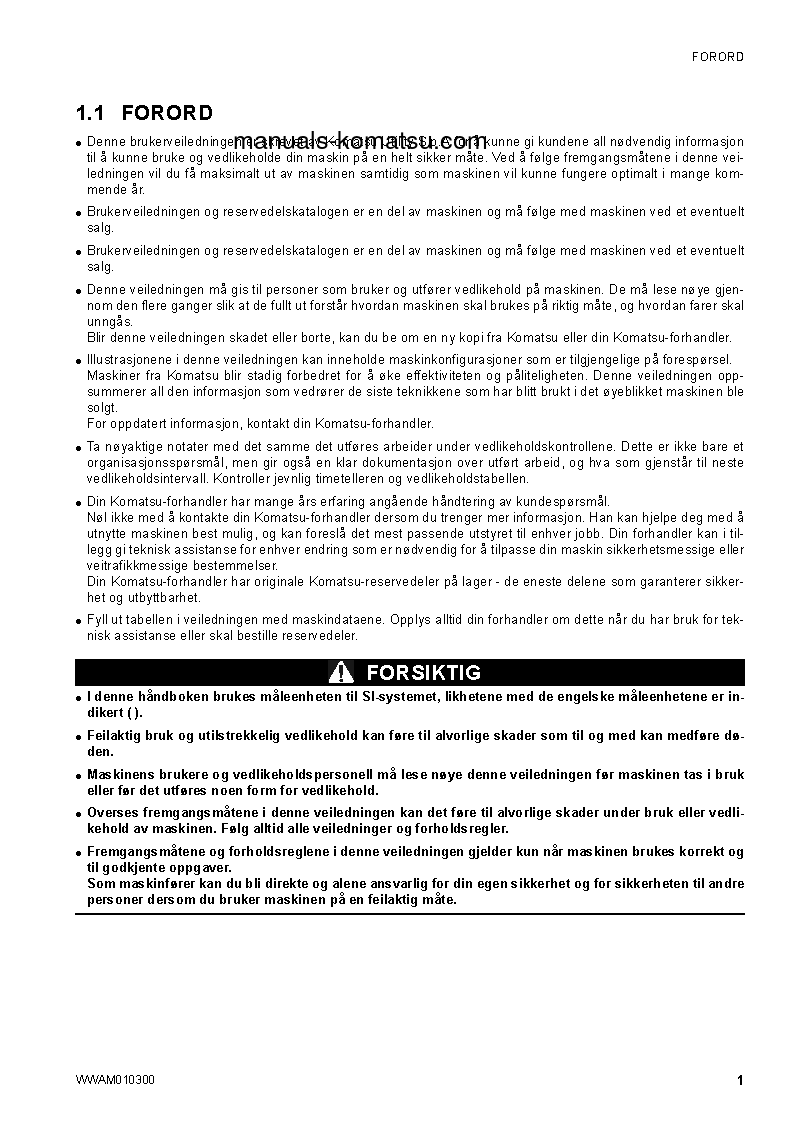 Protected: SK714-5(ITA)-/ S/N F04859-UP Operation manual (Norwegian)