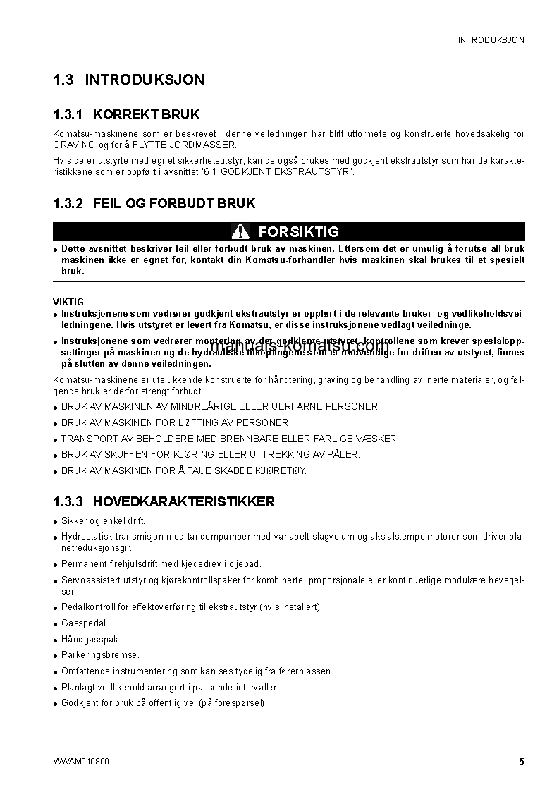 Protected: SK1020-5(ITA)-TURBO S/N F00678-UP Operation manual (Norwegian)