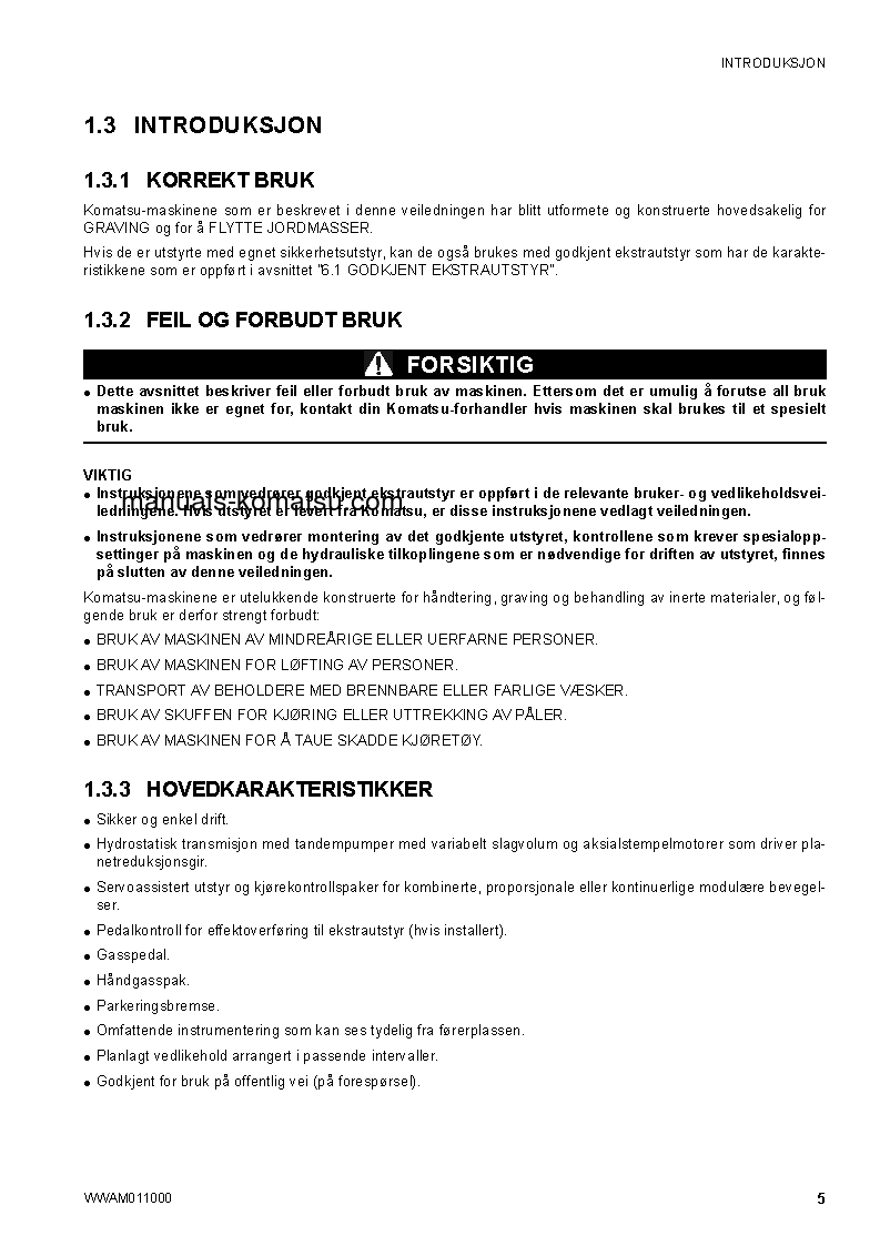 Protected: CK20-1(ITA) S/N F00277-UP Operation manual (Norwegian)