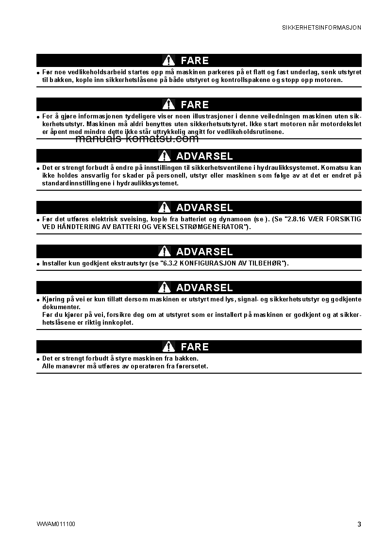 Protected: CK25-1(ITA) S/N F00092-UP Operation manual (Norwegian)