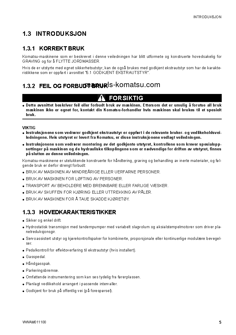 Protected: CK25-1(ITA) S/N F00092-UP Operation manual (Norwegian)