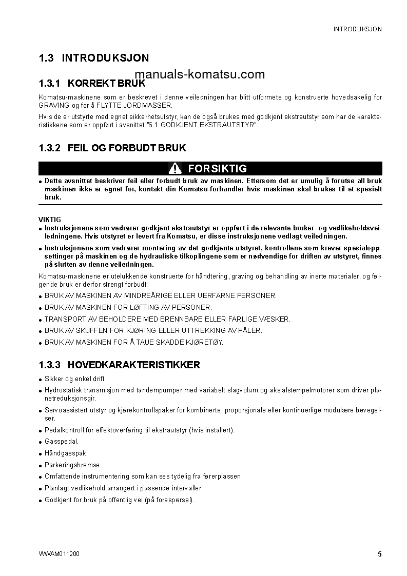 Protected: CK30-1(ITA) S/N F00211-UP Operation manual (Norwegian)